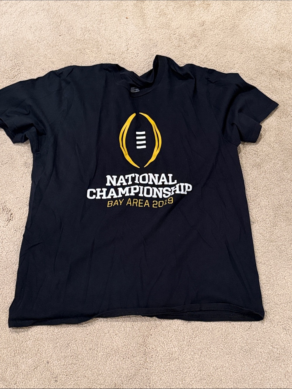 National Championship Bay Area 2019 Black Graphic Tee